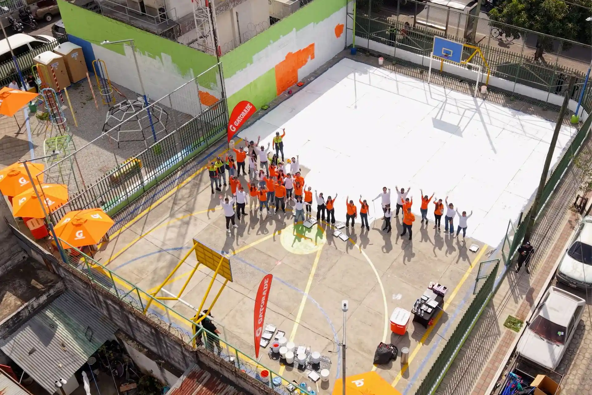 Gatorade impulsa el deporte y lanza “Estadios del Barrio”, en la zona 5